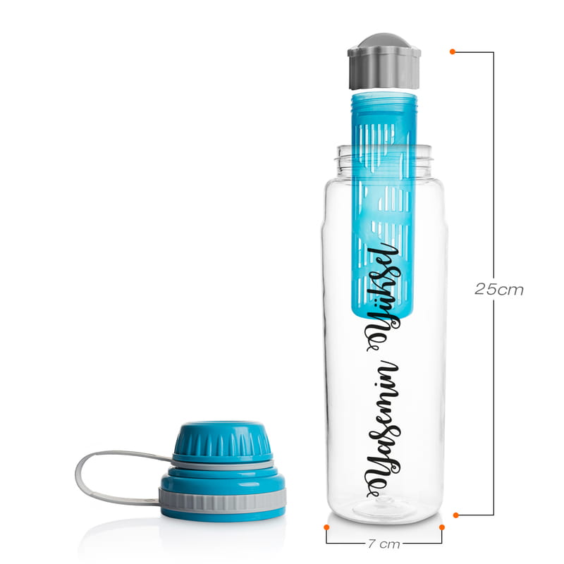 Arkadaşa Hediye İsme Özel Detoks Süzgeçli Su Şişesi