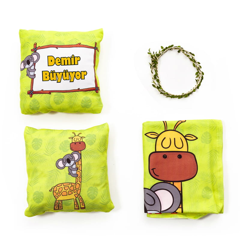 Bebek Boy Ölçümlü Konsept Fotoğraf Battaniyesi Seti