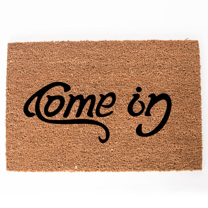 Come İn Go Away Esprili Ev İçi Kapı Önü Paspas
