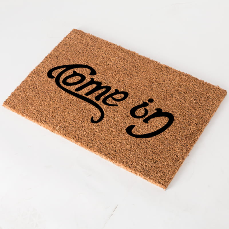 Come İn Go Away Esprili Ev İçi Kapı Önü Paspas