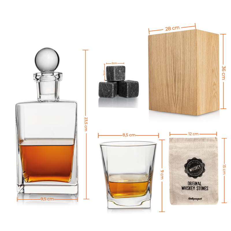 Doğum Günü Hediyesi Ahşap Kutulu Orkney Viski Seti