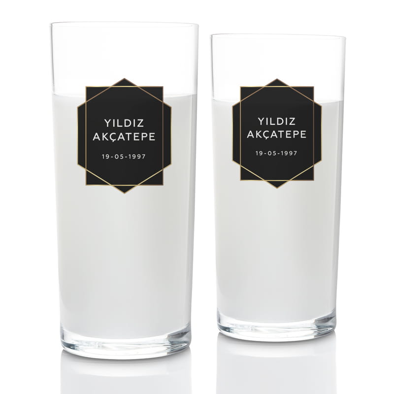 Doğum Günü Hediyesi İsim ve Tarih Yazılı Rakı Kadehi Seti