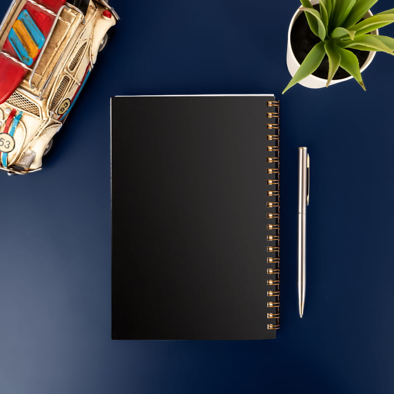 Girl Power Tasarımlı Ahşap Kapaklı Defter