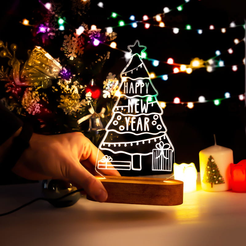 Happy New Year Yılbaşı Hediye Kutusu