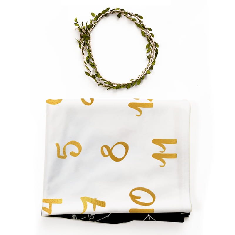 İsme Özel Bebeğinizin Doğduğu Gün Yıldız Haritası Baskılı Battaniye