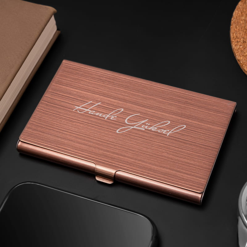 İsme Özel İmza Tasarımlı Rose Katvizitlik