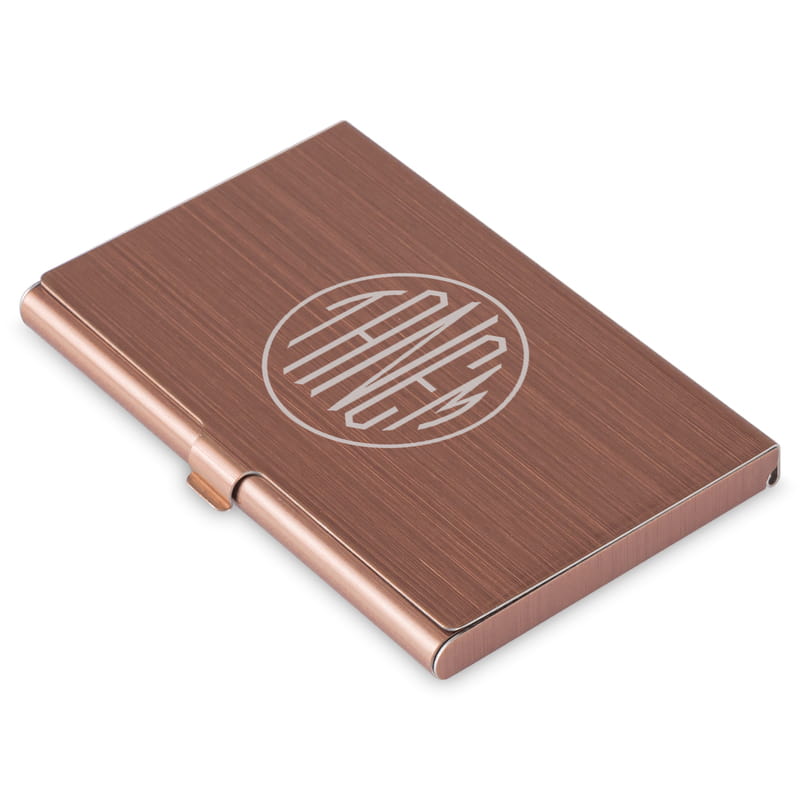 İsme Özel Monogram Logo Tasarımlı Rose Katvizitlik