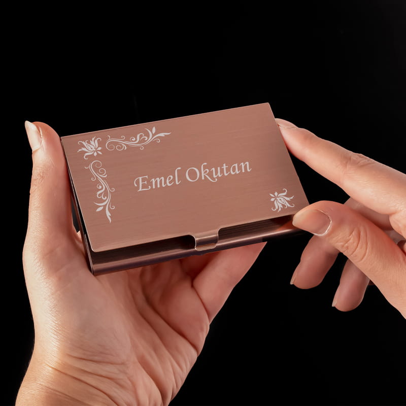 Kadına Hediye Kişiye Özel Rose Katvizitlik