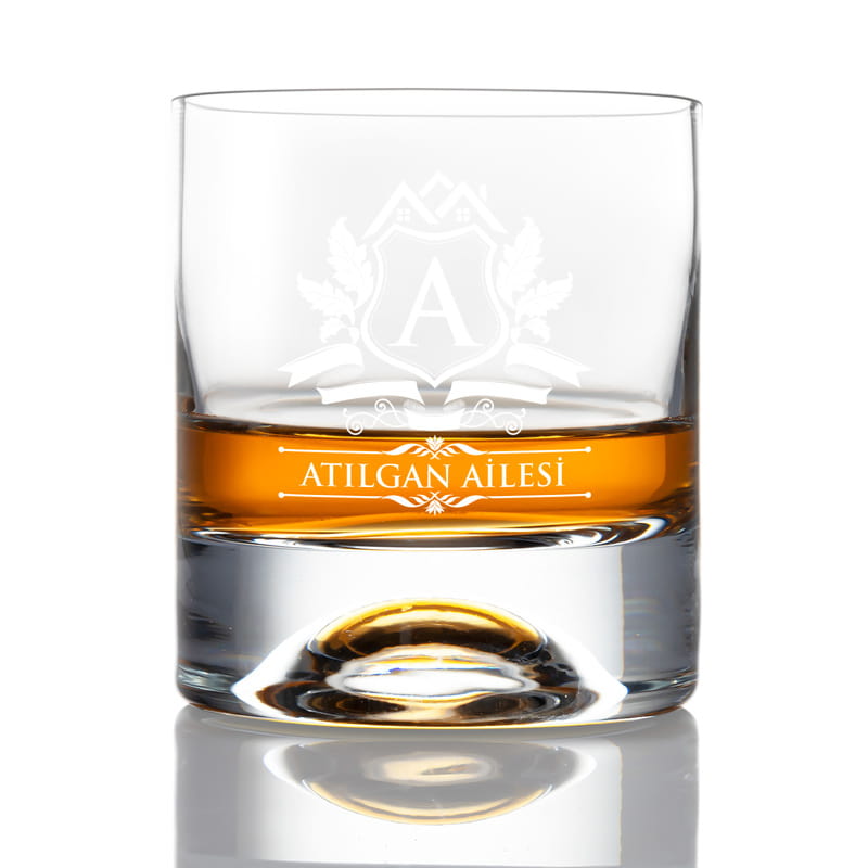 Kişiye Özel Ev Hediyesi Ahşap Kutulu Viski Kadeh Seti