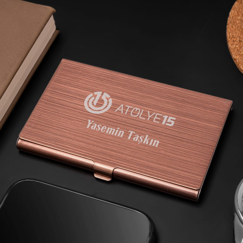 Kurumsal Hediye Logo Baskılı İsme Özel Rose Katvizitlik