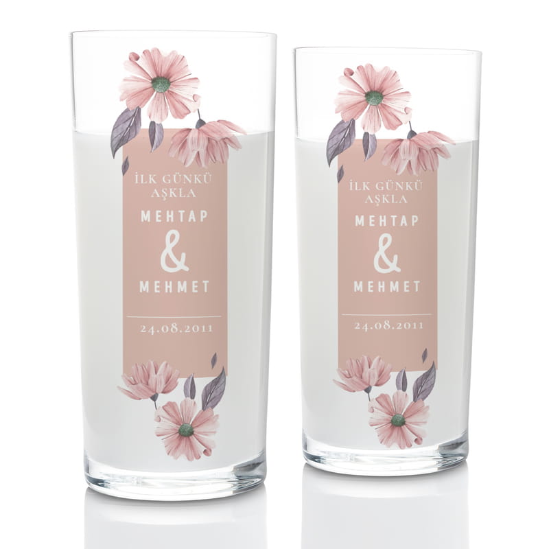 Mesajlı Yıl Dönümü Hediyesi Rakı Kadehi Seti