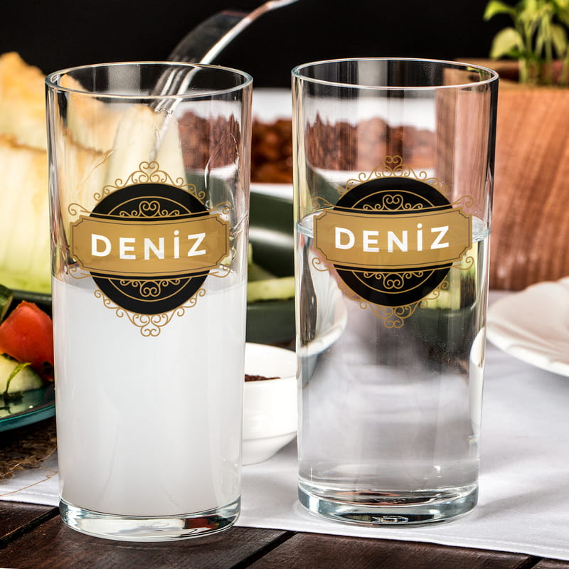 Rakı Severlere Yakışır İsme Özel Rakı Kadehi Seti