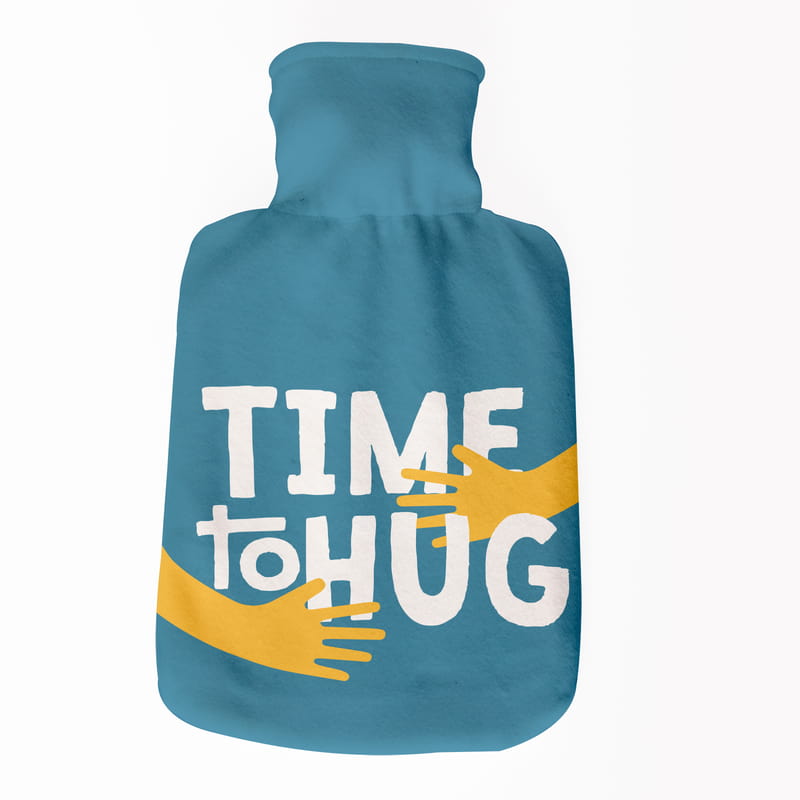 Sarılma Zamanı Mottolu Esprili Sıcak Su Torbası