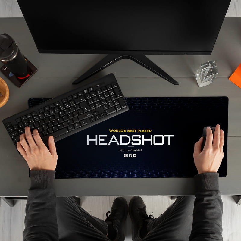Yayıncılara Özel Kişiselleştirilebilir Büyük Boy Oyuncu Mousepad