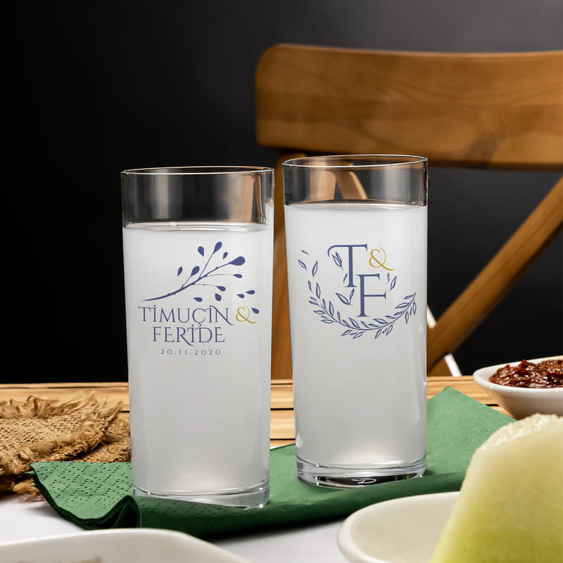 Yıl Dönümü Hediyesi Romantik 4+1 Rakı Kadehi ve Karaf Seti