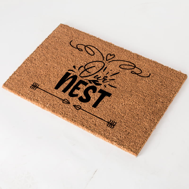 Yuvamız Mottolu Ev İçi Kapı Önü Paspas