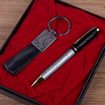 Atatürk İmzalı Kalem - Anahtarlık Set