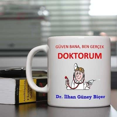 Doktorlara Güven Hediyesi Kahve Kupası