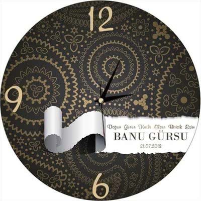 Akrep Kadınına Dekoratif Duvar Saati