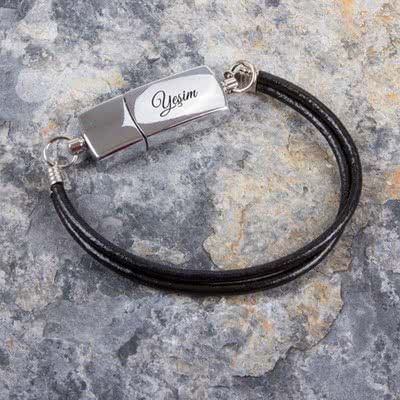 İsim Yazılı Özel Bileklik USB