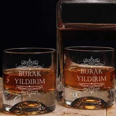 Akrep Burcu Erkeğine Hediye Viski Kadeh Seti