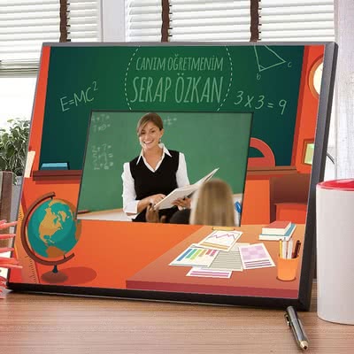 Öğretmene Özel Hediye Renkli Çerçeve