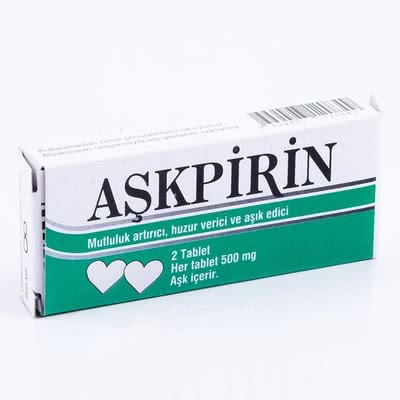 Doktora İlginç Hediye Aşkpirin İlaç Kutusu