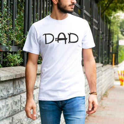 Yetenekli Babalara Özel Hediye Tişört - %100 Pamuklu Kumaş