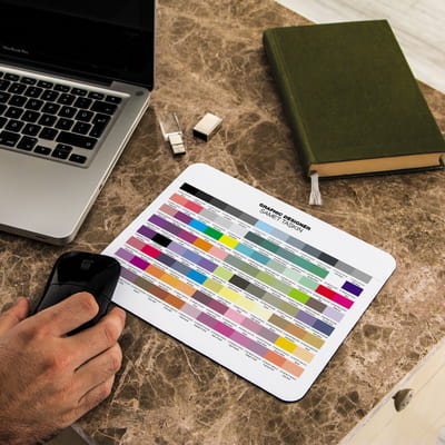Grafikere Hediye Renk Tonları Tasarımlı Mouse Pad