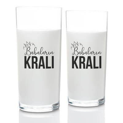 Babaların Kralı Tasarımlı Babalar Günü Hediyesi Rakı Kadehi Seti