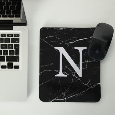 Harf Tasarımlı Ergonomik Bilek Destekli Mousepad