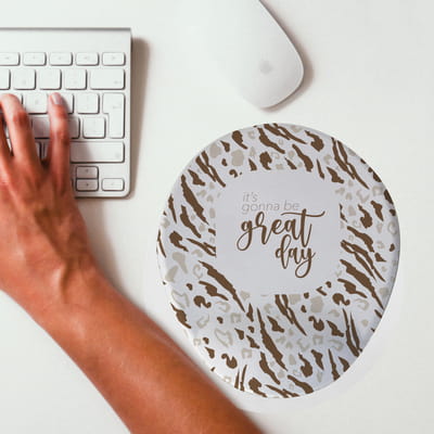 Motto Mesajlı Arkadaşa Hediye Bilek Destekli Mouse Altlığı