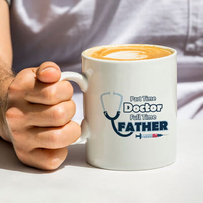 Doktor Babaya Hediye Porselen Kupa