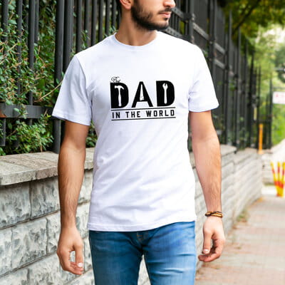 Dünya'nın En İyi Babasına Özel Tişört