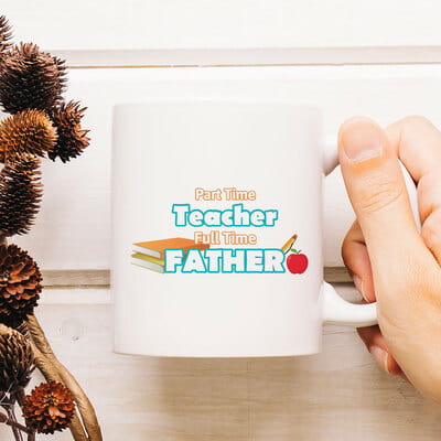 Öğretmen Babaya Hediye Kahve Bardağı