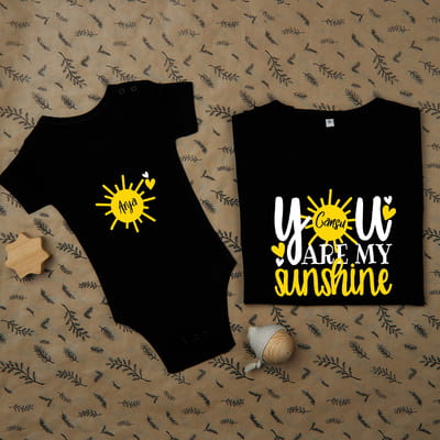 Anneye Doğum Hediyesi Tişört Çocuk Body Kombini - %100 Pamuklu Kumaş