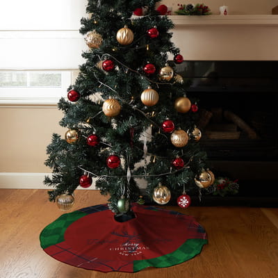 Christmas Hediyesi Aile İsmine Özel Çam Ağacı Eteği