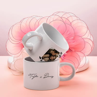 Fotoğraf ve İsiminize Özel Porselen Kahve Fincanı