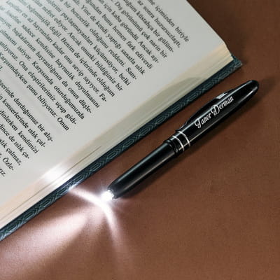 İsme Özel Işıklı Tükenmez Kalem