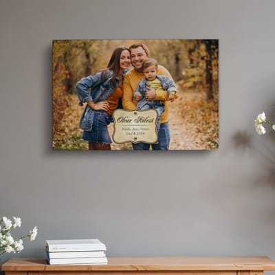 Aile Resminizle Kanvas Baskılı Tablo 40x60