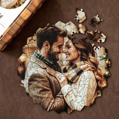 Kişiye Özel Fotoğraflı Ahşap Puzzle