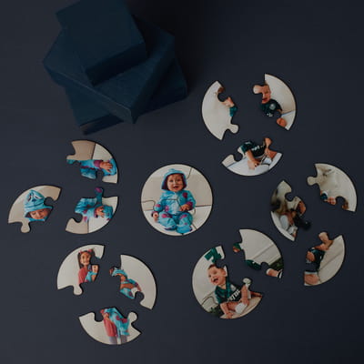 Çocuklara Özel 6 Adet 3 Parçalı Fotoğraflı Puzzle