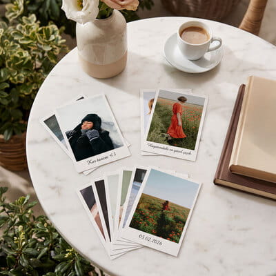 9x13 Pola Kart Foto Baskı - 10 Adet