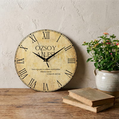 Aileye Özel Duvar Saati