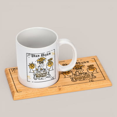 Bilgisayar Mühendislerine Hediye Kişiye Özel Kupa Sunum Seti