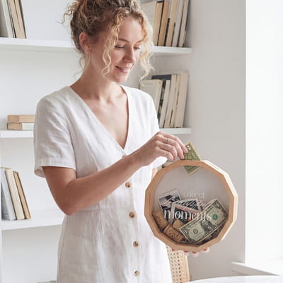 Collect Beautiful Moments Ahşap Koleksiyon Kutusu