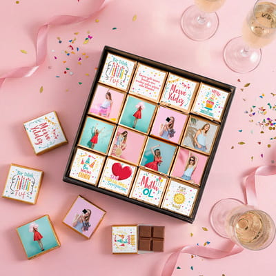 Doğum Günü Hediyesi Fotoğraflı Puzzle Çikolata