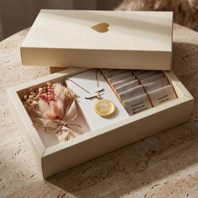 Fotoğraflı Anı Kolyeli Premium Anne Kutusu