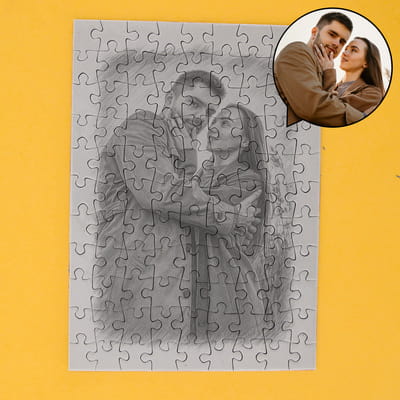 Karakalem Fotoğraf Baskılı Kapsül Puzzle