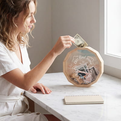 Kaybolmak İçin Güzel Bir Yer Bulalım Ahşap Koleksiyon Kutusu